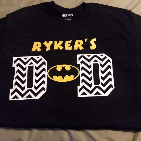 Batman Personalized Family Birthday Shirt Set of 4 - Picture 3 of 7